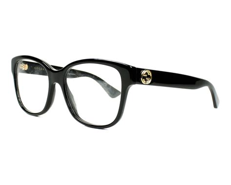 gucci eye frames gold black|gucci big frame eyeglasses.